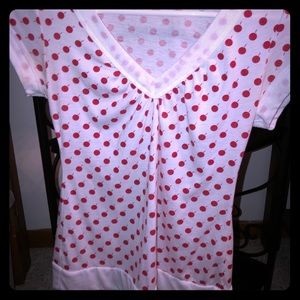 Cherry Bomb V-Neck Ringer Tee!